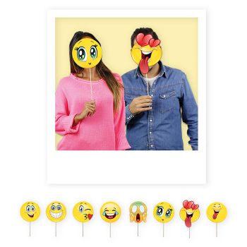 Photo Booth Emoticons altezza 20 cm