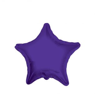 Pallone Mylar Stella Viola 18 Pollici 46 Cm