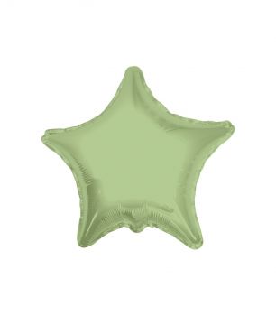 Pallone Mylar Stella Verde Oliva 18 Pollici 46 Cm