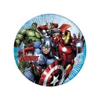 Piatti Piccoli The Avengers Mighty 18 cm - 8 pz 