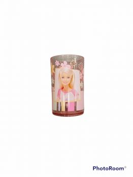 Bicchiere in melamina per la scuola Barbie 200 cc rosa