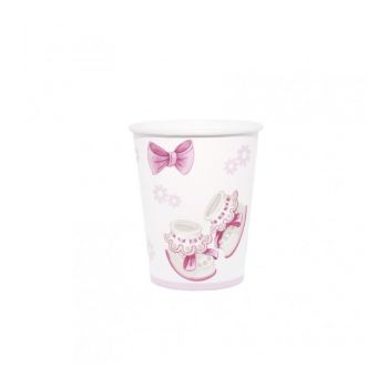 8 Bicchieri Baby Rosa 266 ml