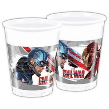 Bicchieri capitan america civil war
