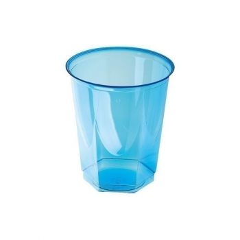 Bicchiere in Poliestere Turchese 230 ml 12 pz 