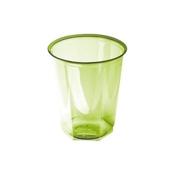Bicchiere in plastica poliestere Verde Lime 230 ml 12 pz 