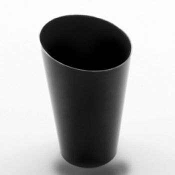Bicchierino in plastica Conico Alto Nero 75 cc 25 pezzi
