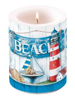 Candela Portalampada Decorativa Big to the Beach 12 cm altezza 