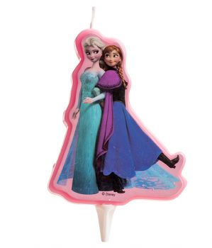 Candelina per torta Frozen sagomata 3D 9 cm