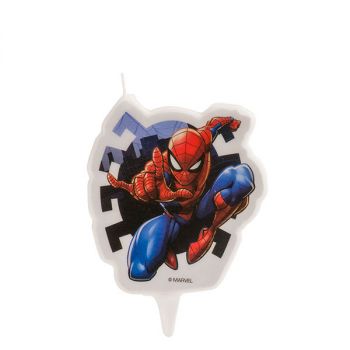 Candela Sagomata Spiderman 9 Cm