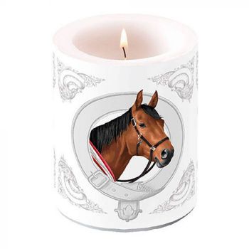 Candela decorativa big Classic horse 12 cm