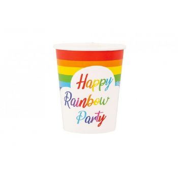 Bicchieri Rainbow Party 250 ml - 8 pz 