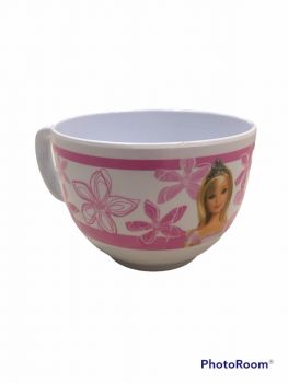 Tazza in melamina per la scuola Barbie 200 cc fucsia