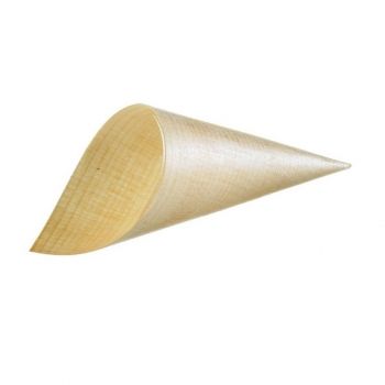 Cono in legno ø 4.5 x 12.5 cm 50 pezzi