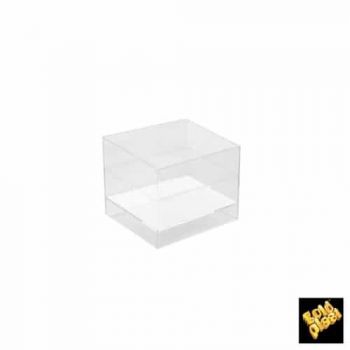 Coppetta in plastica cube trasparente 60 cc 15 pezzi