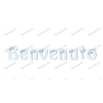 Festone Benvenuto Silver Boy 140 cm