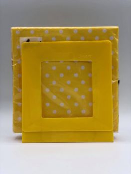 Portatovaglioli Smart  Giallo 33 x 33 cm in plastica rigida 