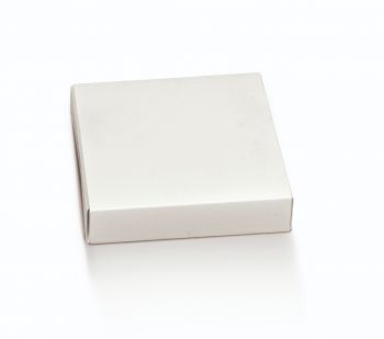 Cassetto Quadretto Fibra Bianco con Divisorio 120 X 120 X 32 Mm