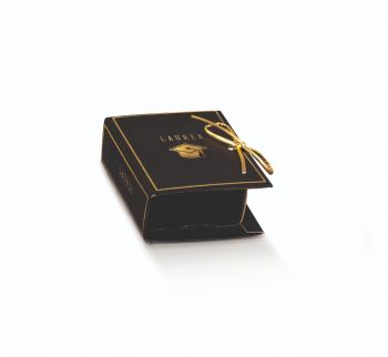 Book Laurea Nero E Oro 70 X 60 X 30 Mm 