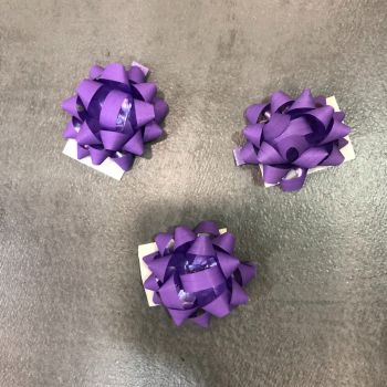 100 stelle adesive 6.5 mm viola