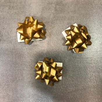 100 stelle adesive 6.5 mm oro