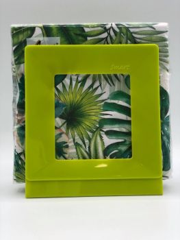 Portatovaglioli Smart Verde Kiwi  33 x 33 cm in plastica rigida 