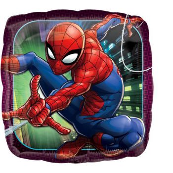Pallone Mylar Spiderman Animato 45 Cm