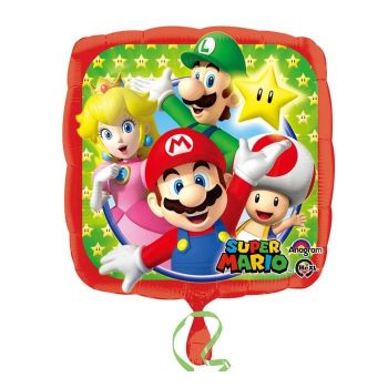 Palloncino foil Super Mario Bros 43 cm