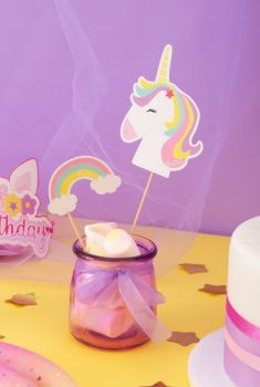 Party pick Happy unicorn