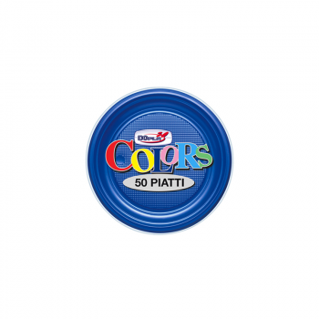 Piatti Frutta colors Blu 21 cm 50 pezzi