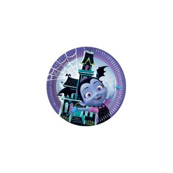 Piatti Vampirina 23 cm in carta 8 pz