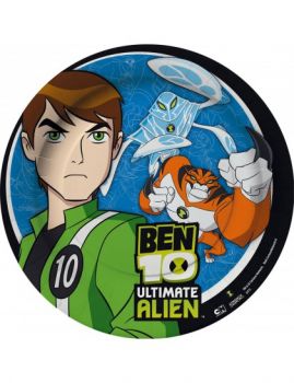 8 Piatti Ben Ten Ultimate Alien 23 cm