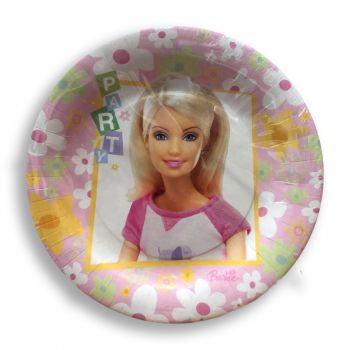Piatto Barbie Free Play 23 cm