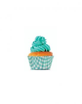 75 Pirottini di carta per muffin verde menta 5 x 2 x 3 cm