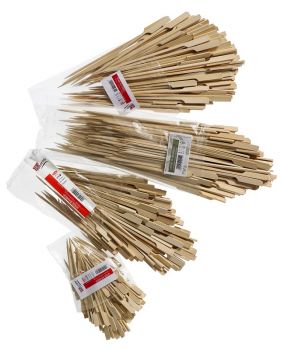 100 Spade in bamboo 15 cm in sacchetto