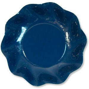 10 Scodelle Tinta Unita in cartoncino Blu 24 cm