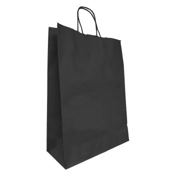 Sacchetto shopper Nero Pastello Ritorta (g.20) 18+8x24 cm