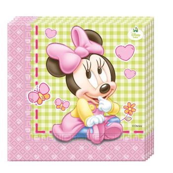 Tovaglioli baby Minnie doppio velo 33 x 33 cm 20 pz 