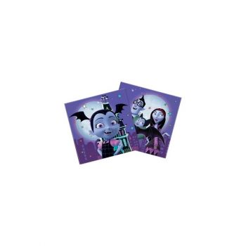 Tovaglioli carta Vampirina doppio velo 33 x 33 cm 20 pz