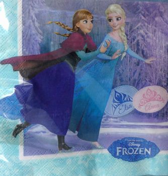 Tovaglioli Elsa e Anna a due veli 33 x 33 cm 20 pz