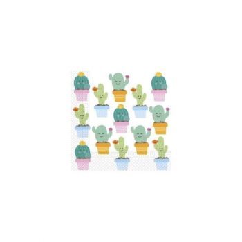 Tovaglioli Happy Cactus 33 x 33 cm - 20 pz 