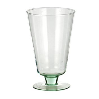 Vaso Cono Con Piede Recycled 12 x 20 Cm