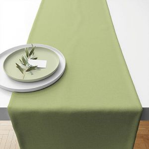 Runner da tavola uni celadon green 40 x 150 cm