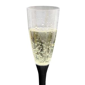 20 Flutes per lo champagne 100 cc in plastica trasparente