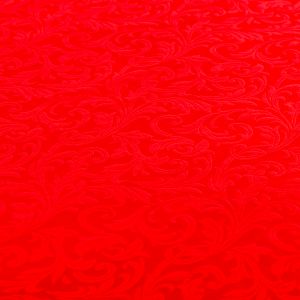 Tovaglia tessuto damascato floccato cm 140 x 240 rosso