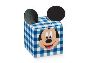 Scatola cubo Mickey Party Blu