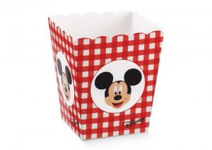 Vaso piccolo Mickey Party Rosso