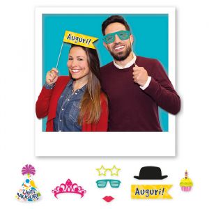 Photo Booth Buon Compleanno altezza 20 cm